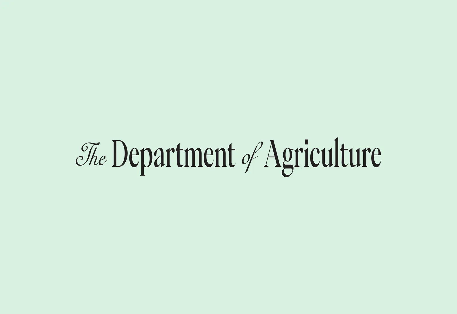 Department of Agriculture still 3